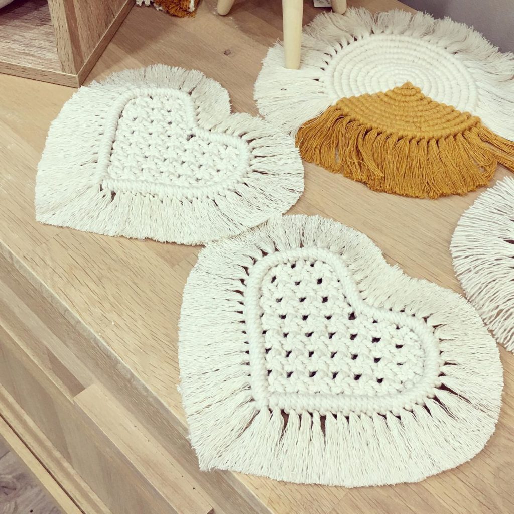 Lot De 10 Embouts Table Mariage Macramé Attrape-Rêves - Anneaux Métal Doré 30 Cm Lune